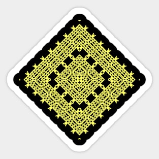 traditional pattern Sticker